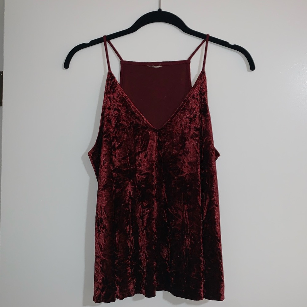 Red Velvet Top